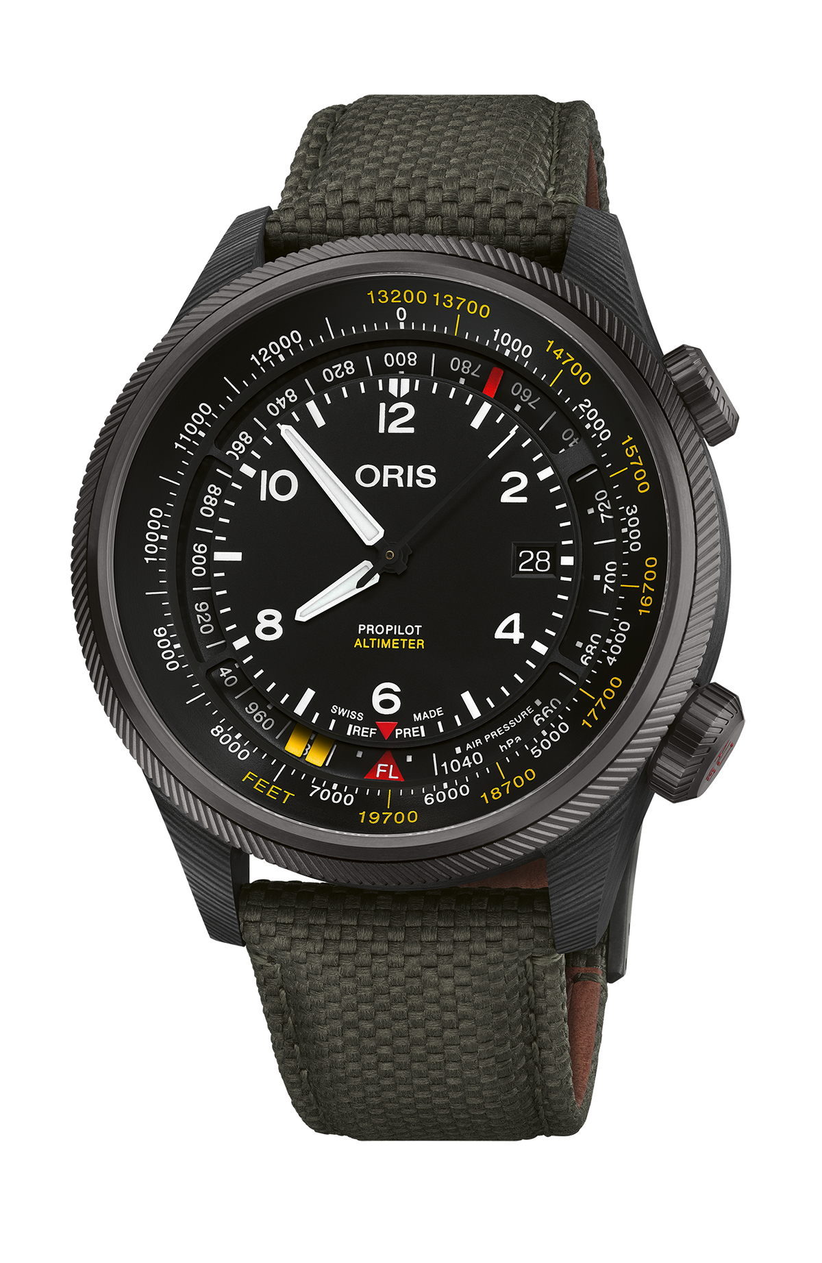 Oris ProPilot Altimeter - Feet Scale 47.00 mm - 01 793 7775 8734-Set