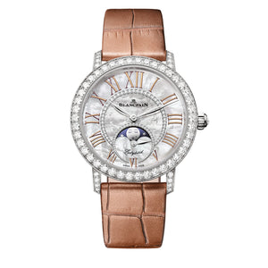 Blancpain Ladybird Colors Phases de Lune Nude Moka White Gold - 3662E-1954-55A