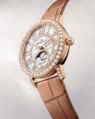 Blancpain Ladybird Colors Phases de Lune Nude Moka Red Gold - 3662F-2954-55A thumbnail