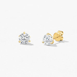 Three-Prong Stud Earrings thumbnail
