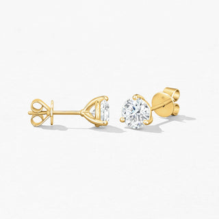 Three-Prong Stud Earrings thumbnail