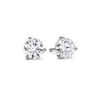 Three-Prong Stud Earrings thumbnail