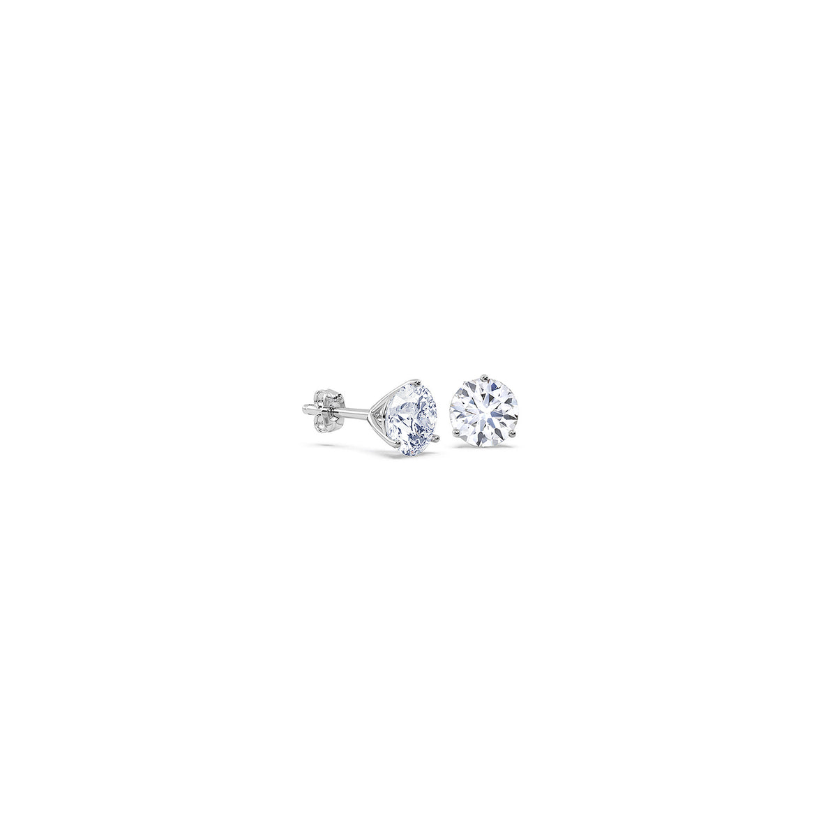Diamond Stud Earrings .25-3.0 CTW