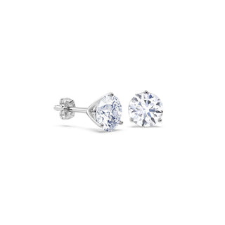 Diamond Stud Earrings .25-3.0 CTW thumbnail