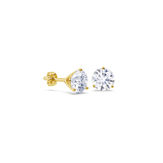 Diamond Stud Earrings .25-3.0 CTW thumbnail