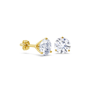 Diamond Stud Earrings .25-3.0 CTW thumbnail