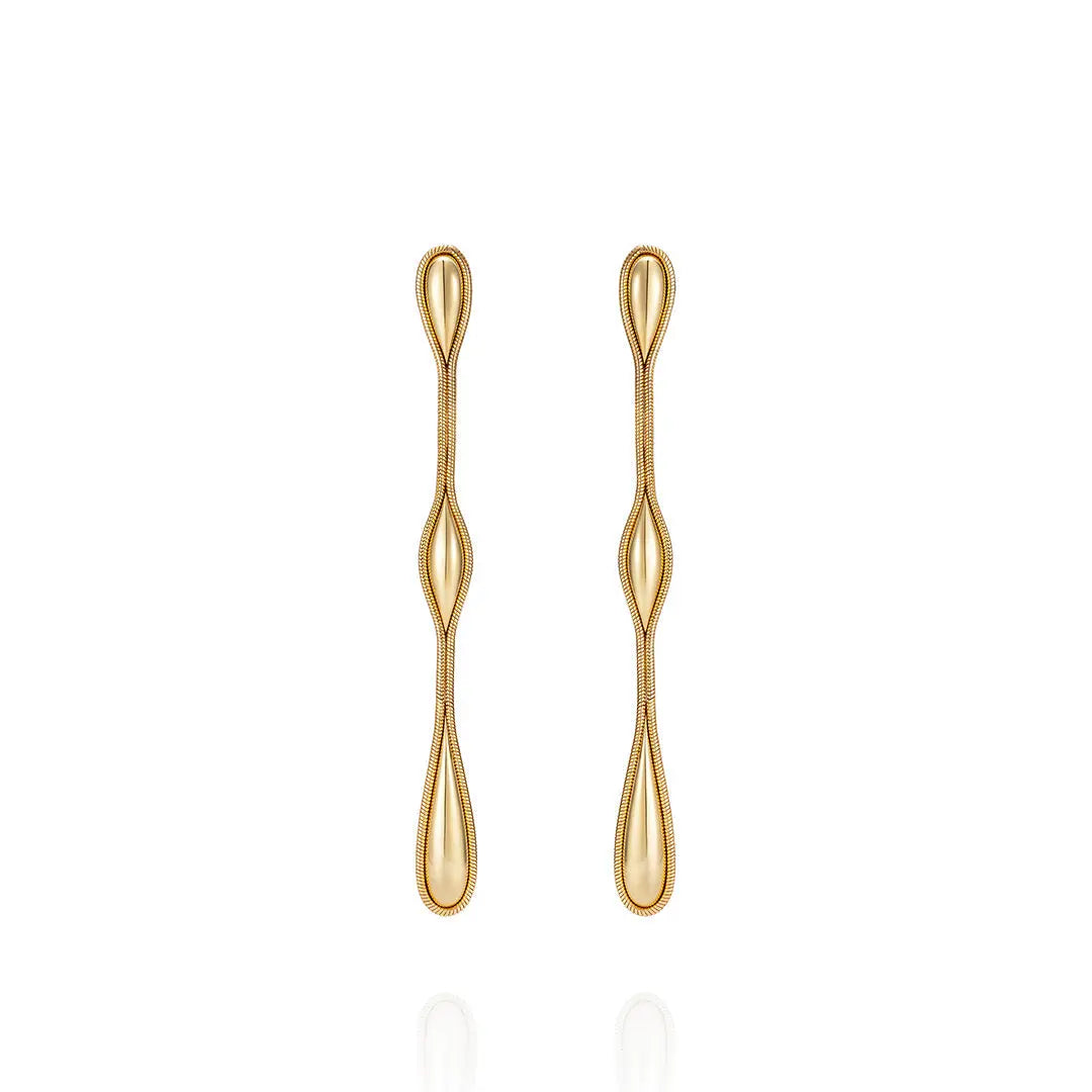 Fluid Gold Earrings