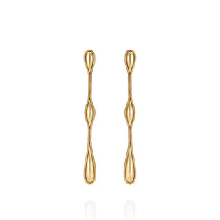 Fluid Gold Earrings thumbnail