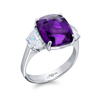 JB Star Platinum Purple Sapphire and Diamond Ring - 4664/167 thumbnail