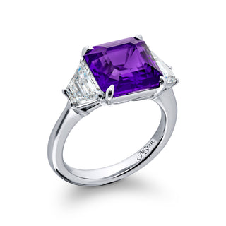 JB Star Platinum Purple Sapphire and Diamond Ring - 4675/193 thumbnail