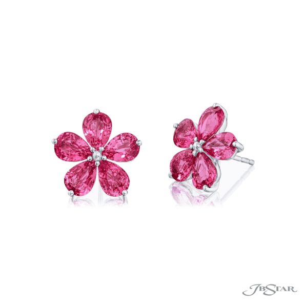 JB Star Pink Sapphire Earrings - 4735-004