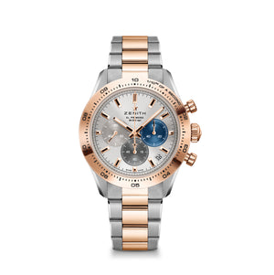 Zenith Chronomaster Sport 41 mm – Steel & 18K Rose Gold Case/Bracelet, Silver Dial - 51.3100.3600/69.M3100