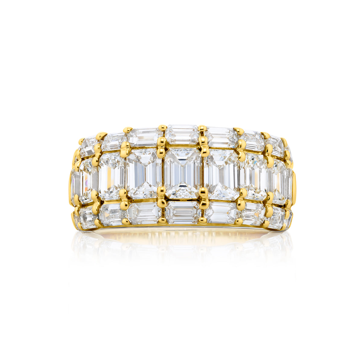 JB Star 18K Yellow Gold Diamond Ring - 5302/009