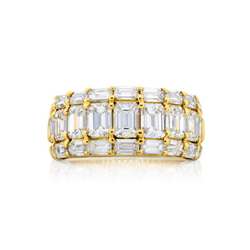 JB Star 18K Yellow Gold Diamond Ring - 5302/009