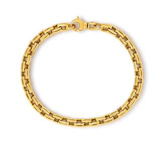 18k Yellow Designer Gold Chain Bracelet thumbnail