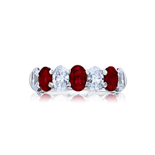 JB Star Platinum Ruby and Diamond Ring - 5372/028 thumbnail