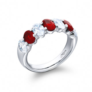 JB Star Platinum Ruby and Diamond Ring - 5372/028 thumbnail
