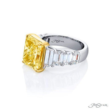 JB Star Platinum Diamond, Emerald Ring - 5386/010