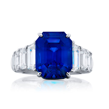 JB Star Platinum Sapphire and Diamond Ring - 5386/026