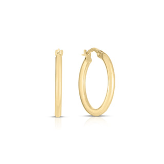 18k Yellow Gold The Perfect Hoop® Classic Thin Hoop Earrings thumbnail