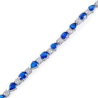 JB Star Platinum Sapphire and Diamond Bracelet - 5705/001 thumbnail