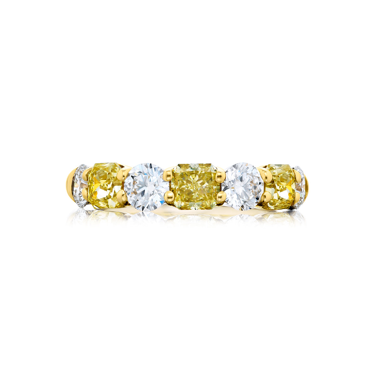 JB Star 18K Yellow Gold Diamond Ring - 5888/028