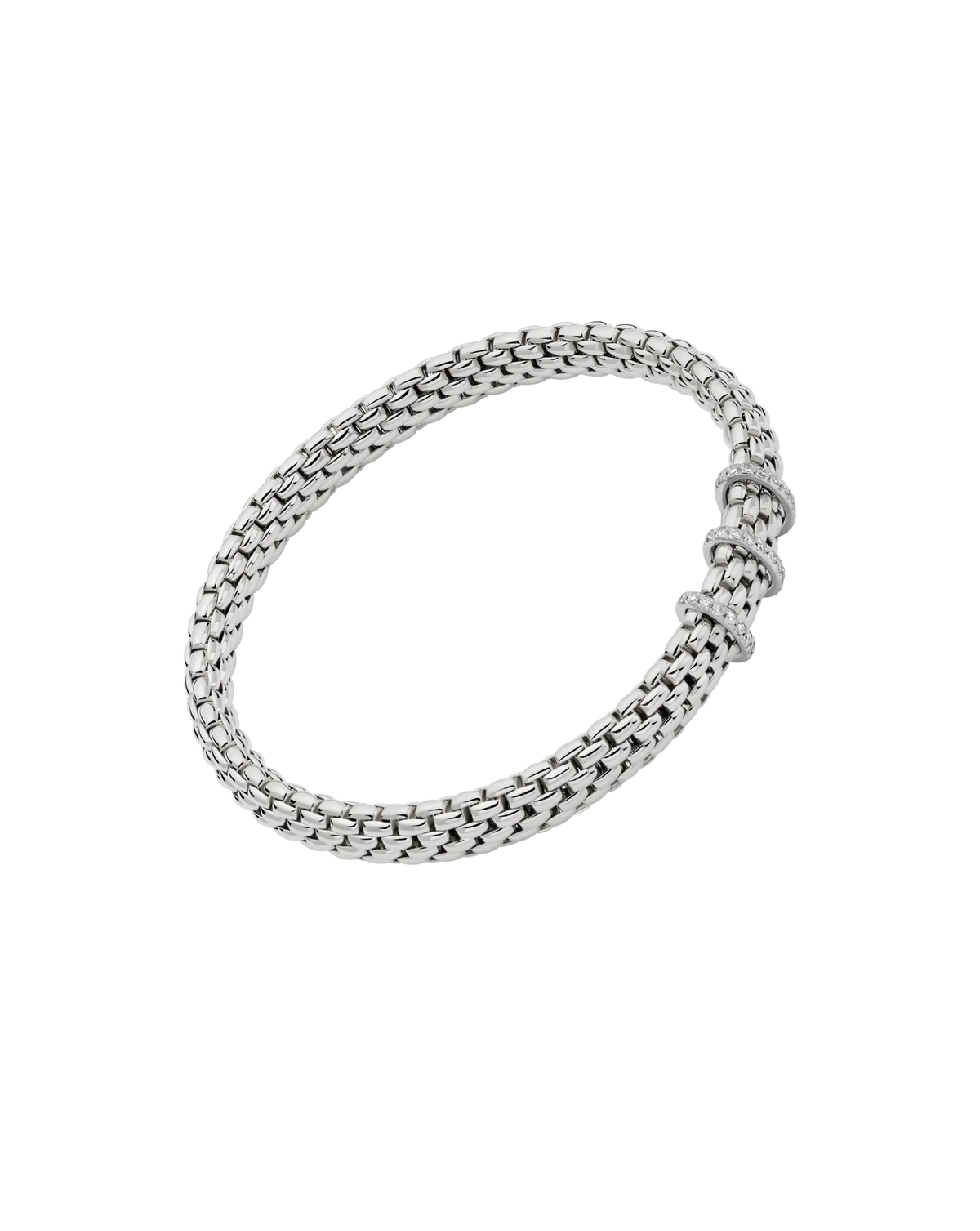 Flex'it bracelet with diamond pavé