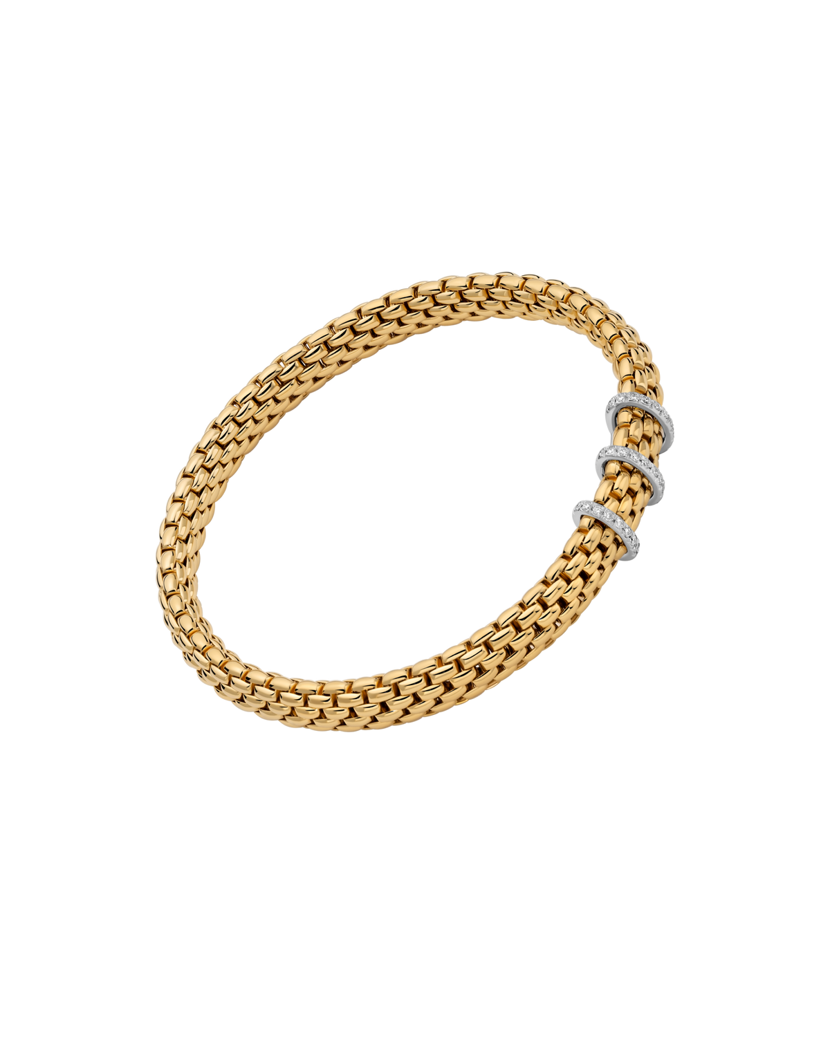 Flex'it bracelet with diamond pavé