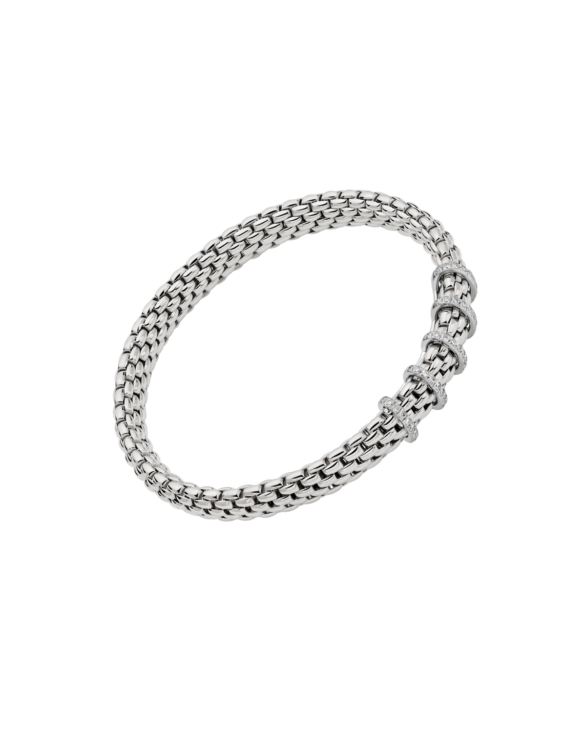 Flex'it bracelet with diamond pavé