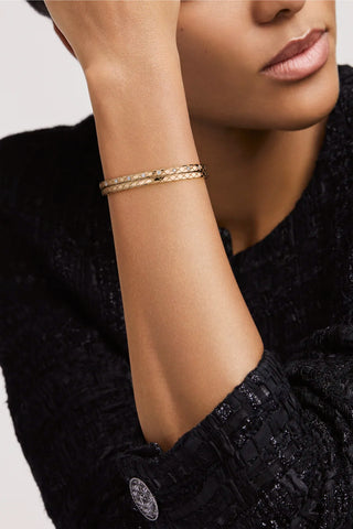 CHANEL Coco Crush Mini Bracelet in BEIGE GOLD with Diamonds thumbnail