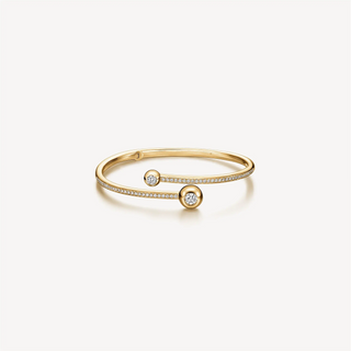 Hearts On Fire Dream Bypass Pavé Bangle Bracelet - UU32198YGHV0905648 thumbnail