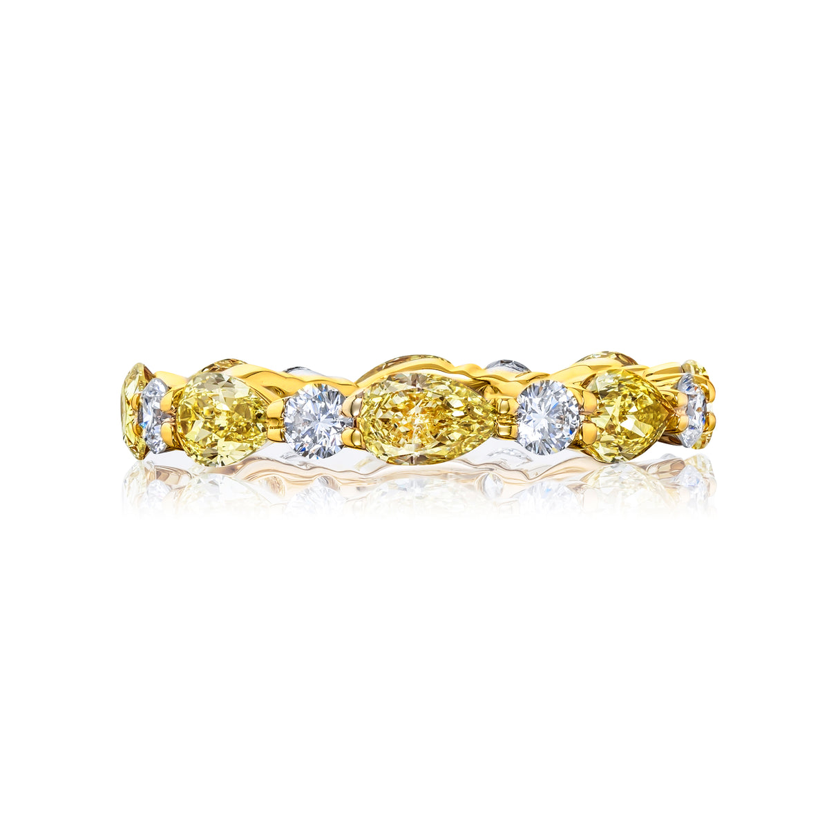 JB Star 18K Yellow Gold Diamond Ring - 6072/002