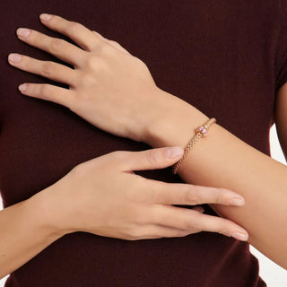 Flex'it Bracelet with Diamonds And Pink Sapphires thumbnail