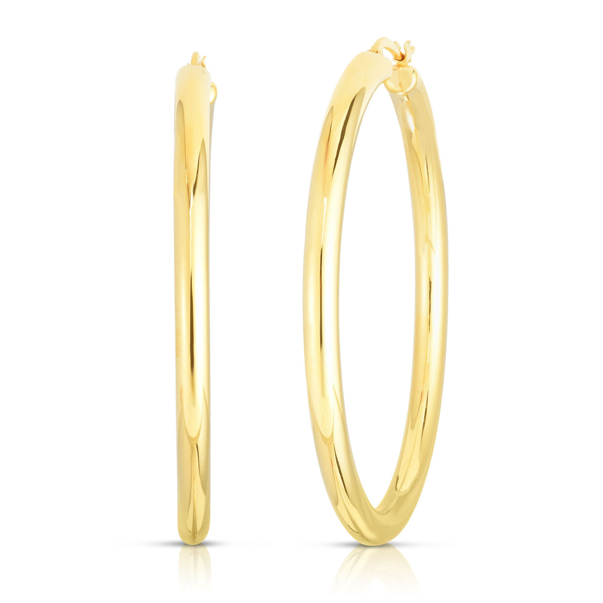 18K YELLOW GOLD THE PERFECT HOOP® THICK EARRINGS
