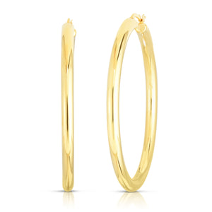 18K YELLOW GOLD THE PERFECT HOOP® THICK EARRINGS