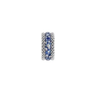 Ring with Diamonds & Blue Sapphires thumbnail