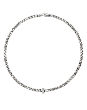 Necklace with diamond pave'
