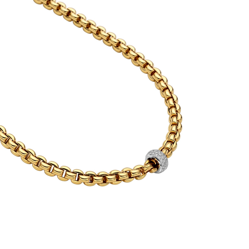 Necklace With Diamond Pave'
