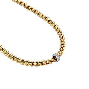 Necklace With Diamond Pave'