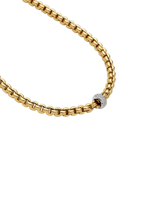 Necklace with diamond pave' thumbnail