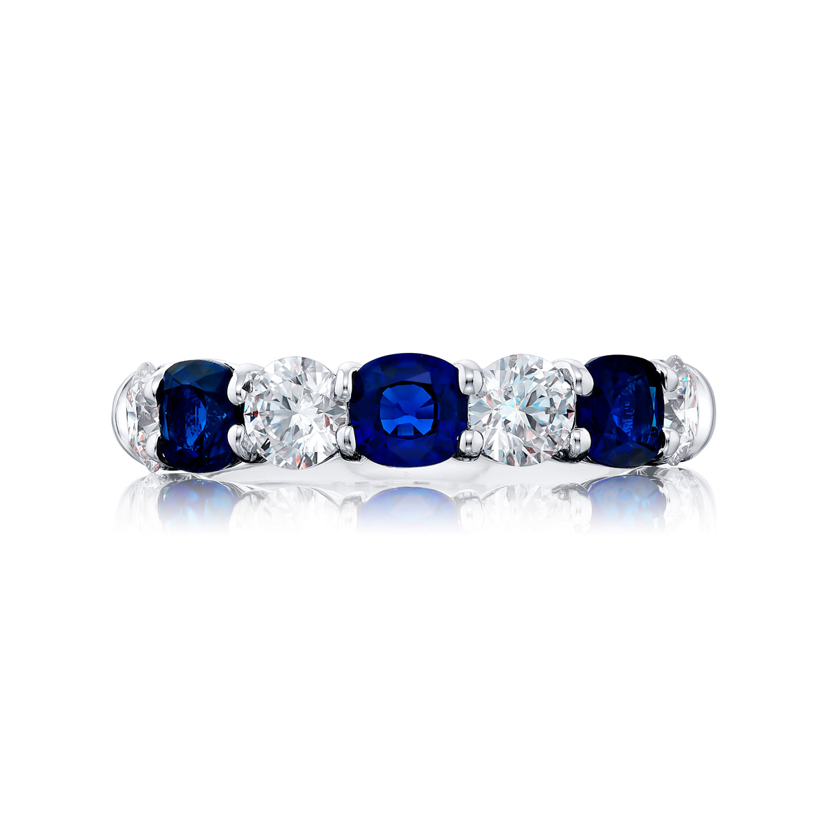 JB Star Platinum Sapphire and Diamond Ring - 7216/085