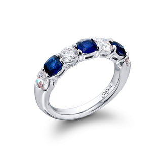 JB Star Platinum Sapphire and Diamond Ring - 7216/085 thumbnail