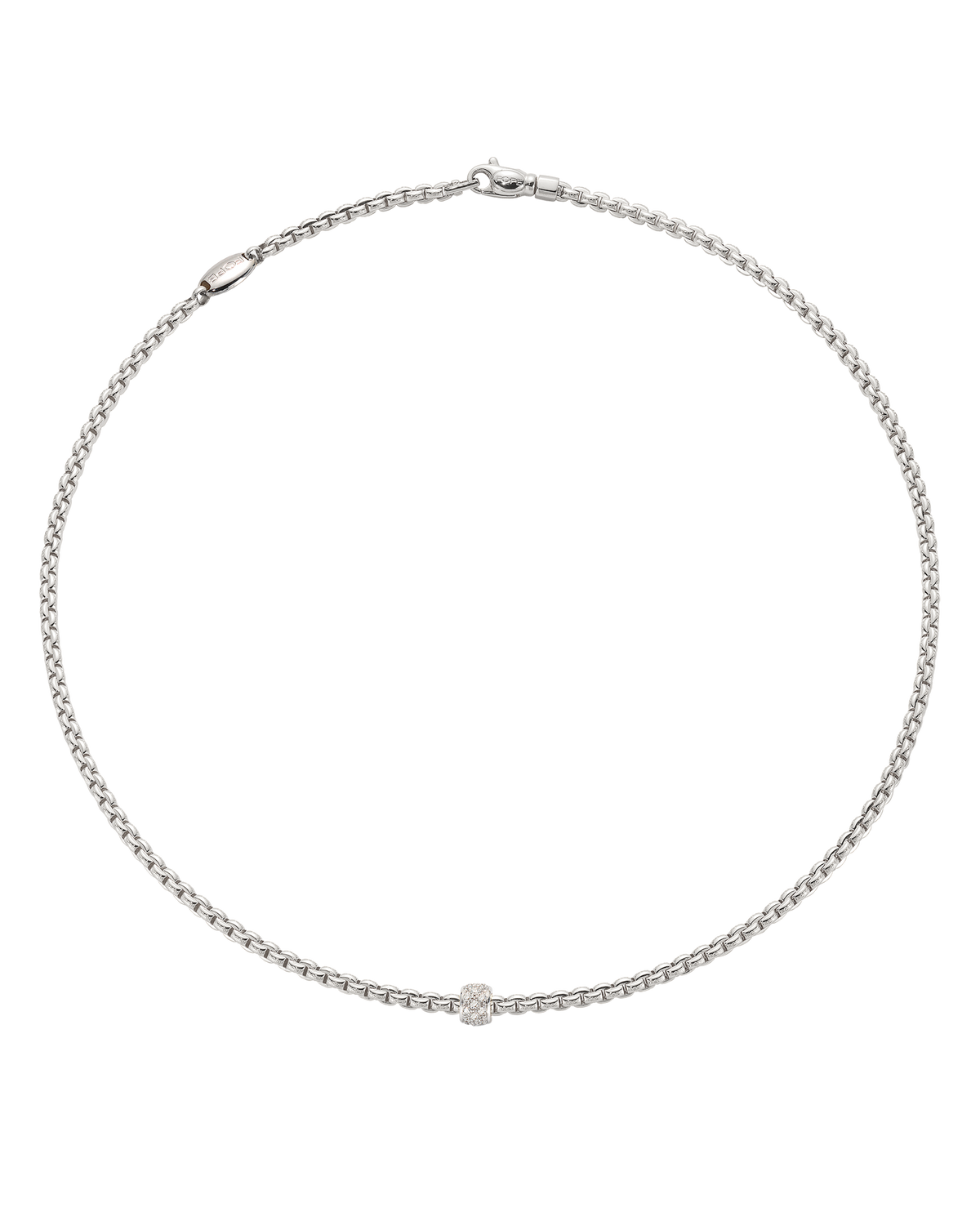 Necklace with diamond pave'