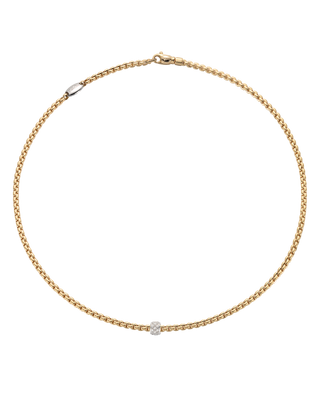 Necklace with diamond pave' thumbnail