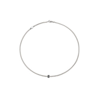 Gold Necklace with Black Diamonds thumbnail