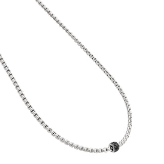 Gold Necklace with Black Diamonds thumbnail