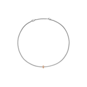 Necklace with Rhombus-set Diamonds