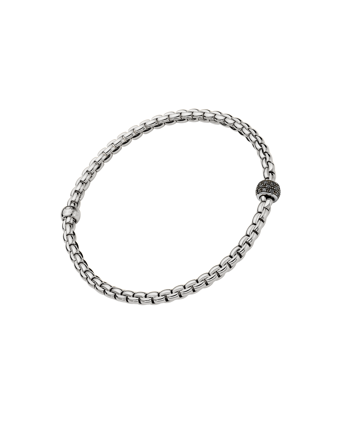 Flex'it bracelet with black diamond pavè