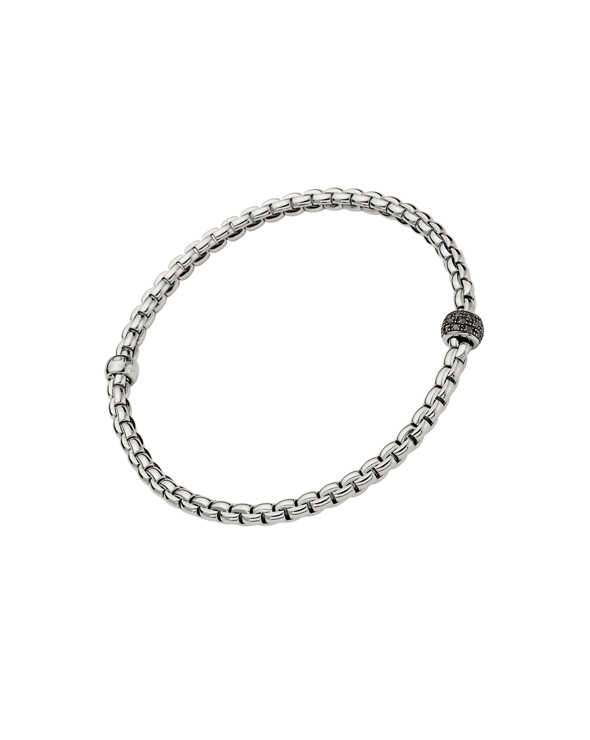 Flex'it bracelet with black diamond pavè