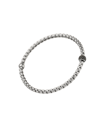 Flex'it bracelet with black diamond pavè